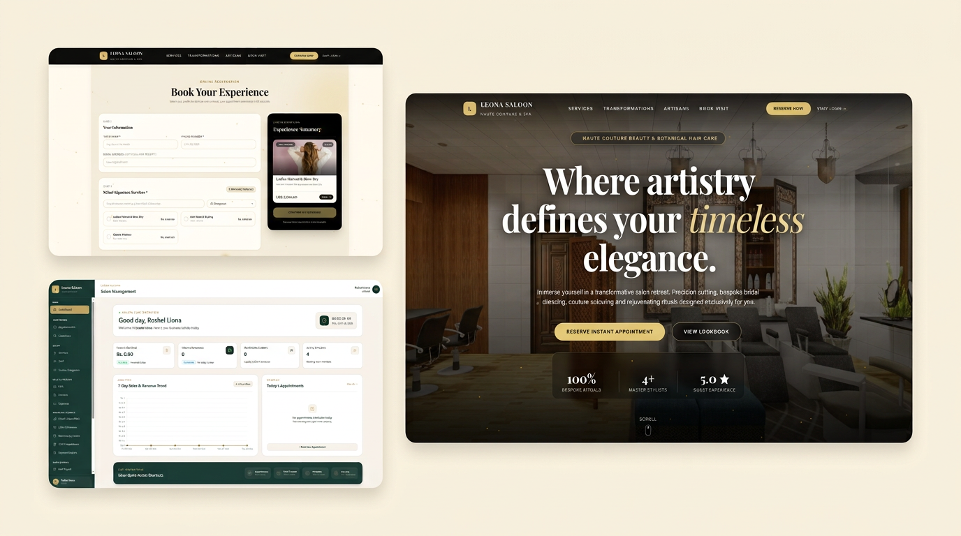 Leona Salon – Salon Booking & Management System