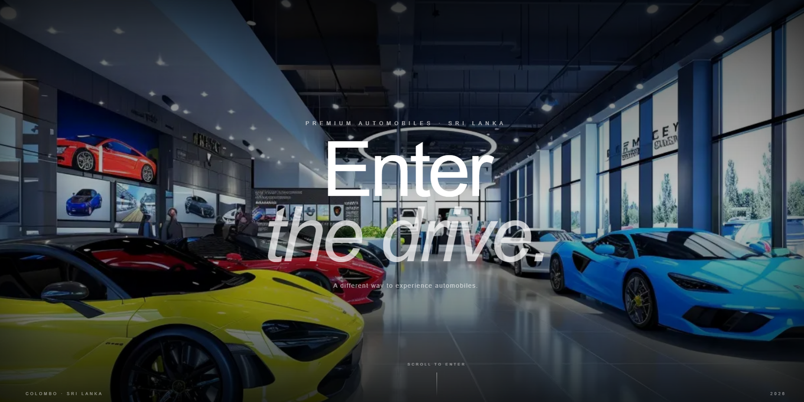 Ceylon Motors – Premium Automotive Showcase Website