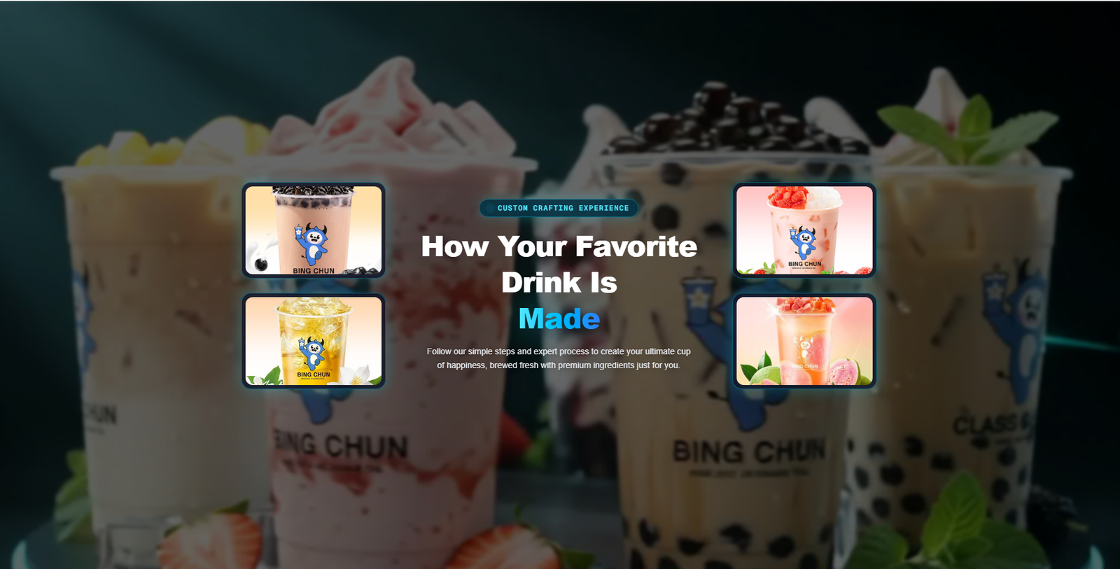 Bing Chun Cinematic Website Template
